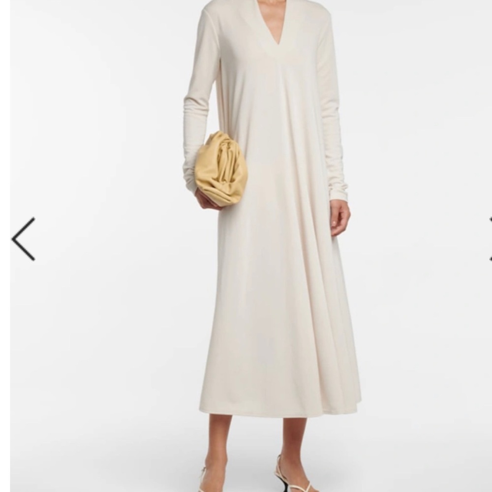 Robe de jour Caladio 36260616 Beige Relaxed Fit by MaxMara - Picture 6 of 8